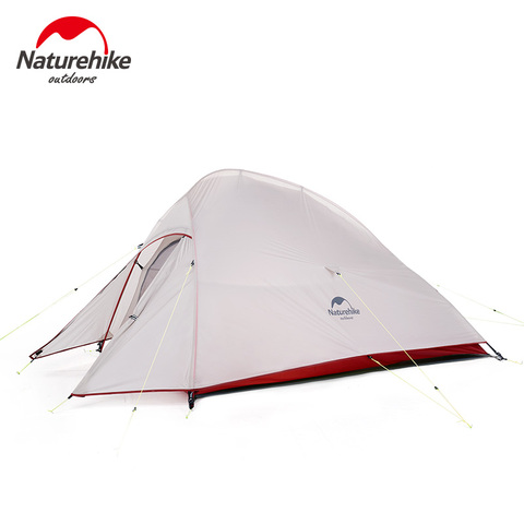 NatureHike nube pico 2 tienda hexagonal ultraligera 2 personas camping al aire libre senderismo 4 temporada doble capa carpa a prueba de viento ► Foto 1/6