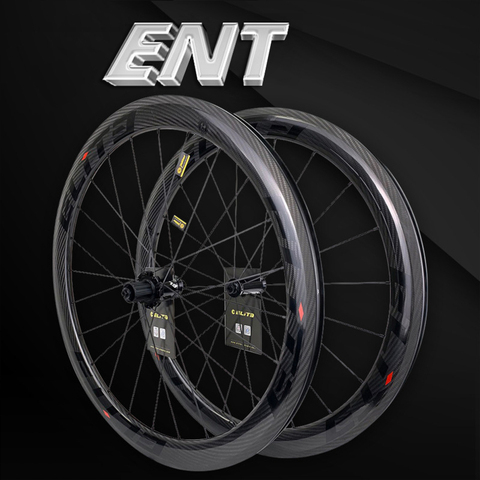 ELITEWHEELS-ruedas de carbono para bicicleta de carretera, llanta de carbono sin cámara, Ready, bloqueo seguro, pezón, 700c, 3k, UCI, calidad ► Foto 1/6