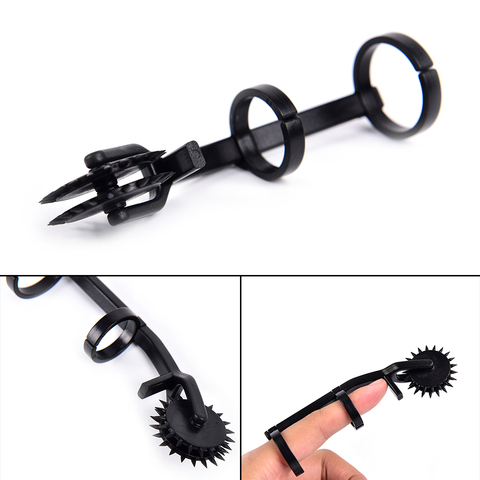 Estimulación erótica Wartenberg Pinwheel fetiche dedo rueda de agujas Bondage herramientas sexuales BDSM adultos juegos juguetes sexuales ► Foto 1/6