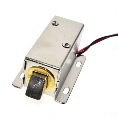 Suq DC 12V eléctrico solenoide de bloqueo de la lengua montaje ascendente para la puerta del armario del cajón del gabinete ► Foto 1/6