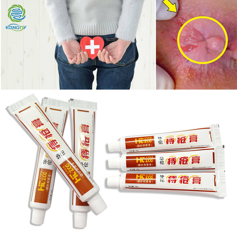 15 Uds las hemorroides ungüento chino HuaTuo de crema para hemorroides externos Anal fisura mezclado las hemorroides. ► Foto 1/5