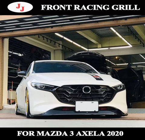 Coche parachoques delantero de rejilla radiador Trim para Mazda 3 AXELA 2022-2022 carreras de parrillas rejilla alrededor trim cubierta ► Foto 1/6