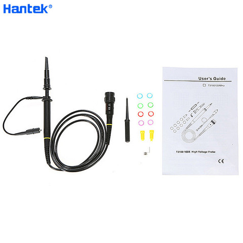 Hantek T3100 100MHz osciloscopio sonda X100 pasivo Sonda de alto voltaje osciloscopio accesorios parte 1008C 6074BE 2D72 6254BE ► Foto 1/6