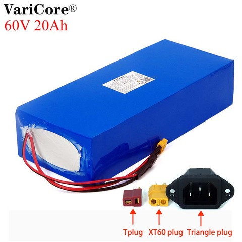 VariCore-Batería de bicicleta eléctrica, 60v, 20ah, 18650, kit de conversión de bicicleta, bafang, 1000w, BMS, protección de alta potencia ► Foto 1/6