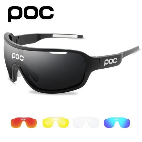 Gafas de sol POC para ciclismo, 4 lentes, para exteriores, para hombre y mujer ► Foto 1/6