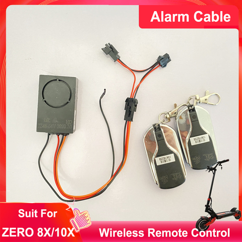 ZERO 10X-Interruptor de alarma táctil, cable adecuado para Control remoto inalámbrico, kit de Control remoto, 48V ~ 60V ► Foto 1/5