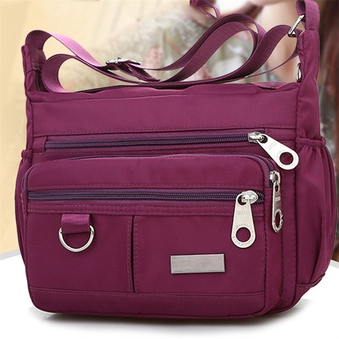 Nuevo bolso de hombro para mujer, bolso de mensajero de Nylon impermeable, bolso Casual de gran capacidad, bolso de moda para mujer, bolso de mensajero ► Foto 1/6