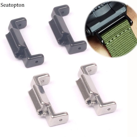 Seatopton-Adaptador de acero inoxidable para Casio, GA-110 de choque G/100/120 GD-100 DW-5600 5610, accesorios de conector de reinstalación de 22mm, novedad de 16mm ► Foto 1/6