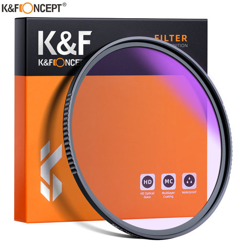 K & F concepto 52/58/67/72/77/82mm Filtro de noche transparente reducción de la contaminación de la capa Nano de múltiples capas para el cielo nocturno/Estrella ► Foto 1/6