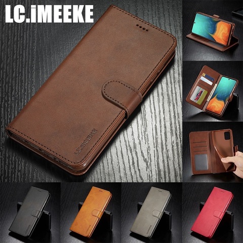 Cartera de cuero caso para Xiaomi 10T Redmi Nota 9 Pro Max 9s 8T 8 7 6 5 4X Flip Cover para Redmi 9 9T 8 8A 7 7A 6 6X 6A 5 5 Plus A2 ► Foto 1/6