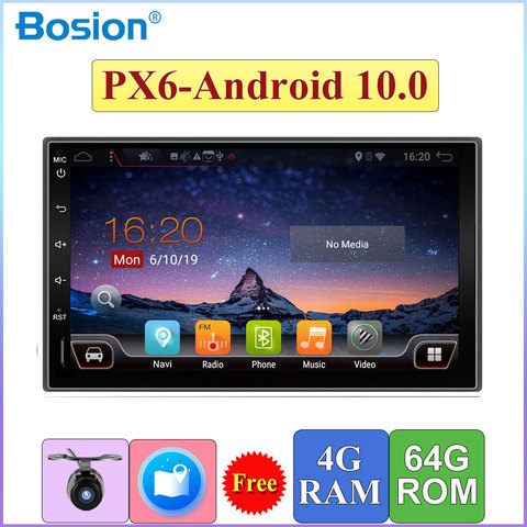 2 Din 7 ''Octa core Universal Android 9,0 Radio de coche estéreo navegación GPS WiFi 1024*600 pantalla táctil 2din coche ordenador HDMI ► Foto 1/6