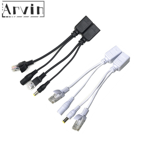 Adaptador inyector POE RJ45, conjunto divisor de potencia pasiva sobre Ethernet12-48v, separador de sintetizador, combinador para cámara Ip Cctv ► Foto 1/6