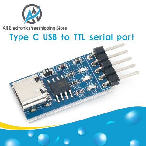 Puerto serie USB tipo C a TTL, ch340n, actualización de módulo, MCU, línea de cepillo de descarga ► Foto 1/6