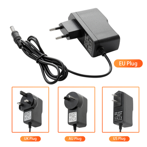 Techage AC 100-240V DC 12V 1A 3 medidor AC/DC Cargador/adaptador de corriente para cámara IP CCTV 2,1mm * 5,5mm ► Foto 1/1