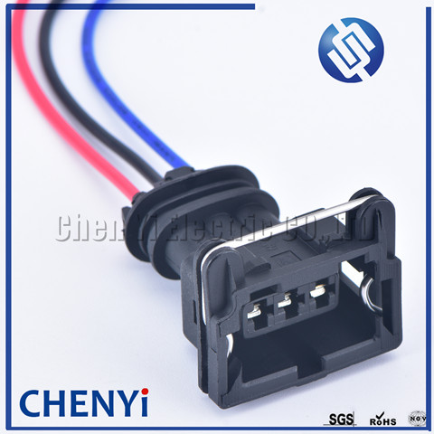 Conector de inyector de combustible impermeable EFI, 3 pines, 282191-1, 282729-1, EV1, enchufe del Sensor 1-962581-1 con cable ► Foto 1/6