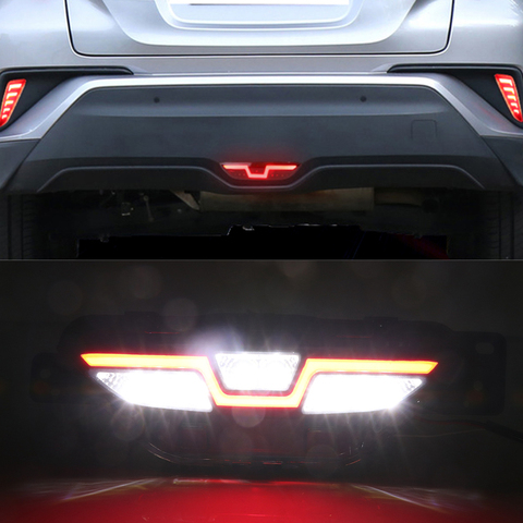 Intermitente para coche para Toyota CHR C-HR 2016, 2017 de 2022 trasero 2022 luces de freno traseras de la lámpara de cola Luz de marcha atrás de luz de señal de advertencia ► Foto 1/6