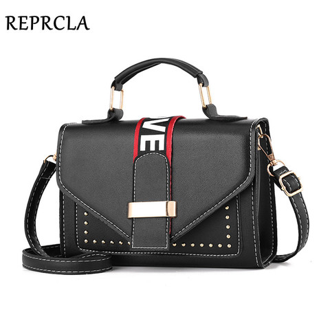 REPRCLA-Bolso de mano de diseñador de lujo para mujer, bolso bandolera de moda de cuero PU ► Foto 1/6