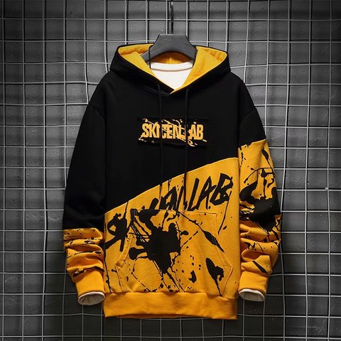 2022 nuevo casuales de los hombres de moda de ropa sudaderas Hip Hop con capucha para hombres Streetwear sudadera Harajuku para hombre Japón estilo de hombre de manga larga sudaderas con capucha ► Foto 1/4