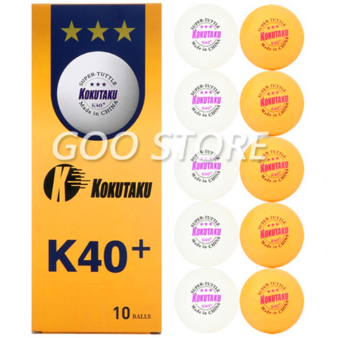 KOKUTAKU 3 Star K40 +-pelota de tenis de mesa, juegos de triangulación profesionales, Pelotas de Ping Pong KOKUTAKU de plástico ABS con costuras ► Foto 1/6