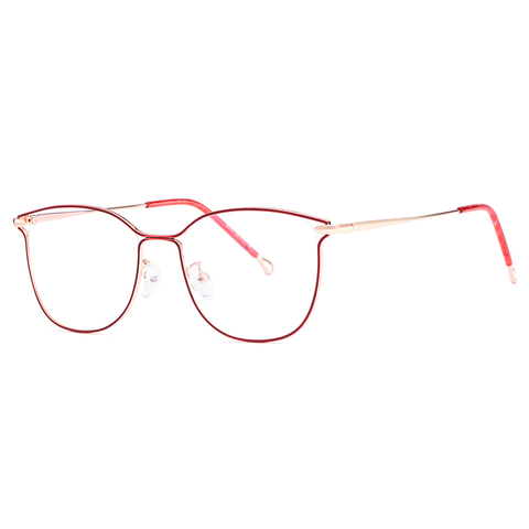 Gmei-gafas ópticas de aleación de titanio para mujer, montura completa para lectura de miopía, graduadas, M18043 ► Foto 1/6