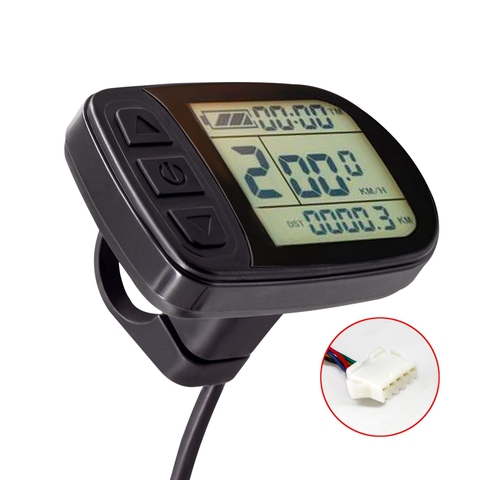 Pantalla de bicicleta eléctrica KT LCD5, con conector SM, Kuteng, 36V, 48V, para controlador de bicicleta eléctrica, 500W, 1000W, 1500W ► Foto 1/6