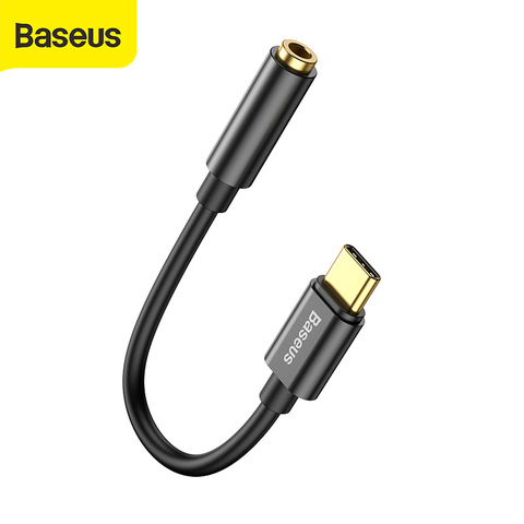 Baseus-Cable de Audio usb c a 3,5mm, cable auxiliar para Xiaomi, Huawei, adaptador de auriculares, teléfonos móviles, tipo C a jack de 3,5mm ► Foto 1/6