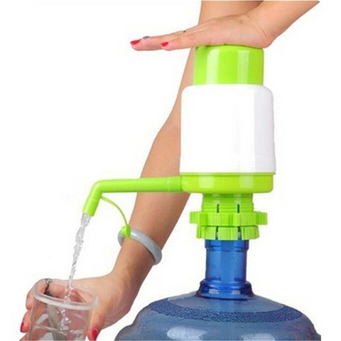 Bomba de agua potable con extensiones de manguera, tubo extraíble, innovador dispensador Manual de acción de vacío, Compras gratis ► Foto 1/6