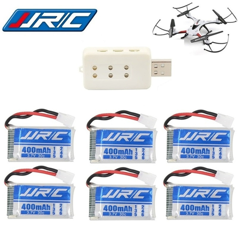 Batería recargable Original de 3,7 V, 400mah, 30C para JJRC H31 RC, piezas de repuesto, batería Lipo de 3,7 V y cargador USB para JJRC H31 ► Foto 1/5