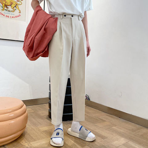 Pantalones rectos holgados para hombre, pantalón informal, de terciopelo grueso, de negocios, algodón, S-XL, 2022 ► Foto 1/6