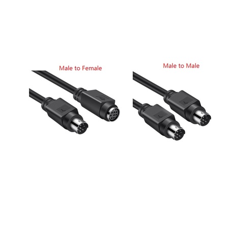 Cable adaptador hembra MD8 Mini Din de 8 pines, convertidor de enchufe, aplicación PLC, blindaje de cables, 1 unidad ► Foto 1/6