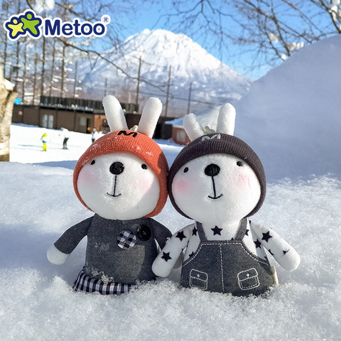 Mini muñeca Metoo de peluche suave, animales de peluche para niñas, conejo bonito, colgante pequeño de Keychians para niños ► Foto 1/6