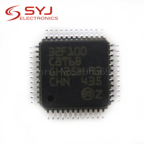 1 unids/lote STM32F100C8T6B STM32F100C8T6 STM32F100 LQFP-48 en Stock ► Foto 1/1