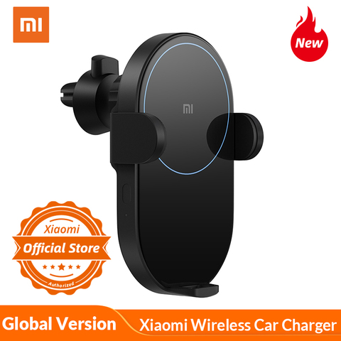 Cargador Inalambrico Coche Versión Global Xiaomi Mi 20W MAX con Sensor infrarrojo inteligente carga rápida soporte de teléfono para coche ► Foto 1/6