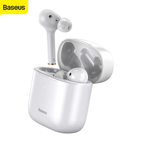 Baseus-auriculares inalámbricos W06 con Bluetooth 5,0, intrauditivo APT-X con dispositivo de Audio, carga inalámbrica de dos caras, cancelación de ruido ► Foto 1/6