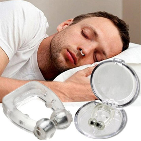 Mini dispositivo antironquidos, pinza nasal de silicona, protector de ruido para dormir, moldeador de nariz Popular ► Foto 1/5