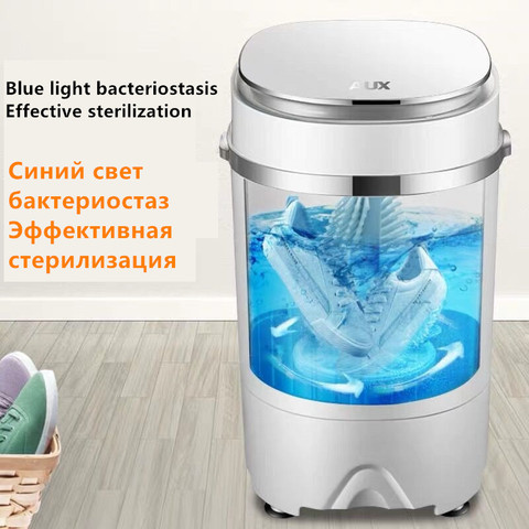 Lavadora eléctrica portátil para el hogar, máquina de lavado de zapatos de 220V, con luz UV ► Foto 1/6