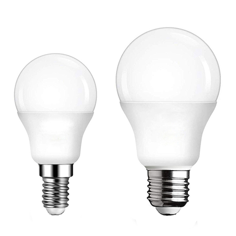 Lampada LED Bombilla de la lámpara E27 E14 AC 220 V-240 V 3W 6W 9W 12W bombilla LED ampolla de alto brillo de 15W 18W 20W E27 ► Foto 1/6