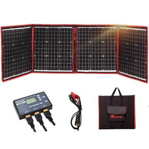 Panel Solar Flexible y plegable para el hogar, Panel Solar de carga de 160w y 18V, para exteriores, acampada y barcos, 12V, 150W ► Foto 1/6