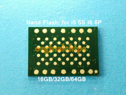 Memoria Flash Nand para iPhone 5, 5s, IC, 16GB, 32GB, 64GB, con plantilla programada/BGA, 1 unidad ► Foto 1/2