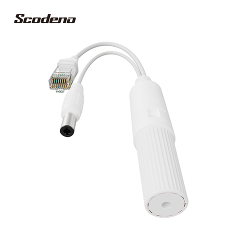 Divisor de salida POE de 48V, 12V, impermeable, adecuado para no cámara IP POE y Kits de Cable de conector POE AP inalámbrico de 10/100mbps ► Foto 1/6