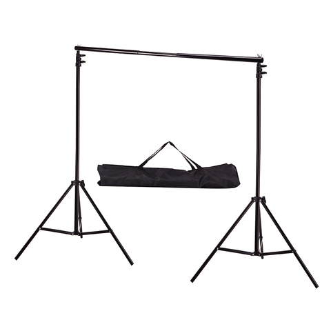 Sistema de soporte para fondo de fotografía, telón de fondo ajustable para estudio fotográfico, 2MX, 2M (6,5 pies x 6,5 pies) ► Foto 1/6