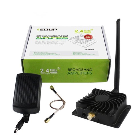 EDUP-repetidor de señal Wifi inalámbrico, amplificador de banda ancha para enrutador inalámbrico, adaptador inalámbrico, EP-AB003, 2,4 Ghz, 8W, 802.11n ► Foto 1/6