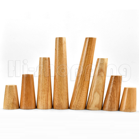 Pies de muebles de madera maciza, altura ajustable, pies de mesa de sofá, pies de armario, 1 unidad ► Foto 1/6
