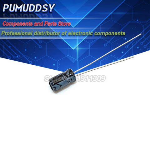 50 piezas alta calidad 50V1UF 4*7mm 1UF 50V 4*7 condensador electrolítico ► Foto 1/1