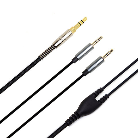 Cable de reemplazo para sol República maestro pistas HD V8 V10 V12 X3 de 3,5mm a 2,5mm Cable de Audio con mic para iPhone Mi auriculares ► Foto 1/1