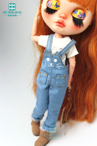 Blyth-Camiseta de dibujos animados de moda, monos de gato para Blyth Azone 1/6, accesorios para muñecas, 1 Uds. ► Foto 1/6