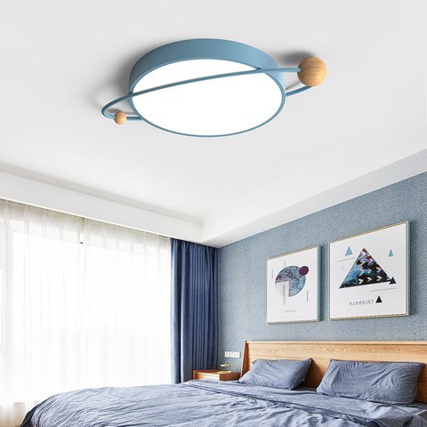 Planet-luces Led de techo regulables para habitación, dormitorio, guardería, niño, habitación de niño, lámpara de techo para luz para sala infantil ► Foto 1/2