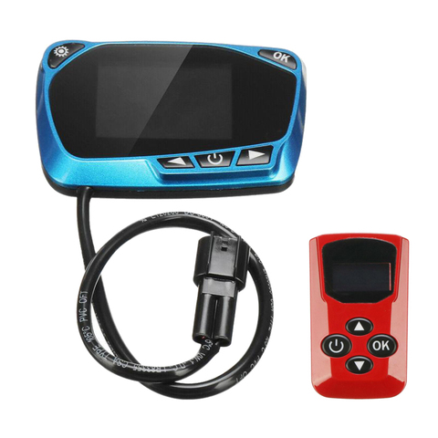 Controlador de calentador de aire diésel para coche, dispositivo de calefacción Universal con temporizador Digital LCD, interruptor de Monitor, Control remoto, 12/24V ► Foto 1/6