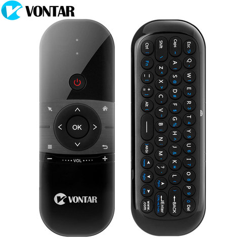 Vutar Air Mouse recargable inglés ruso 2,4 GHZ teclado inalámbrico Control remoto para Windows Android TV Box ordenador jugador ► Foto 1/6