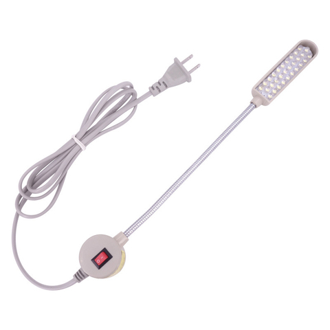 Luz para máquina de coser, montaje magnético, base de cuello de cisne, lámpara led de trabajo de 19/20 v, 10/220/30LED ► Foto 1/6